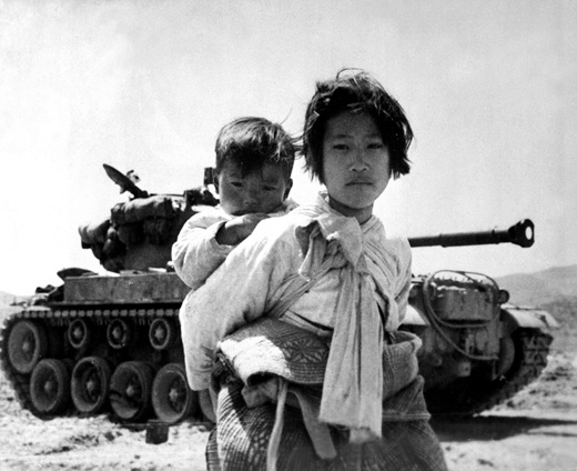 6.25 한국전쟁, '소녀와 탱크'